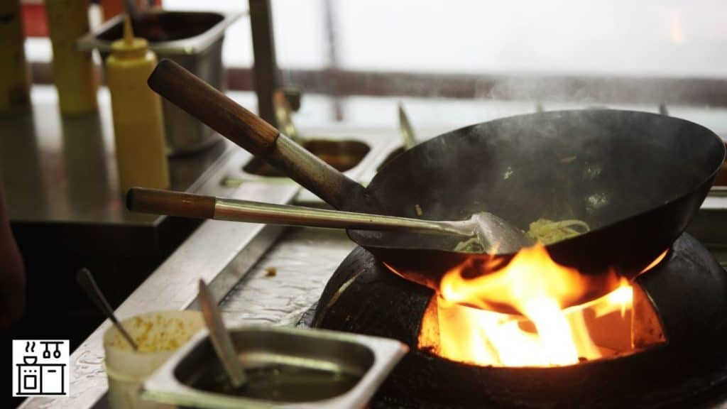 Image of food being cooked in a wok