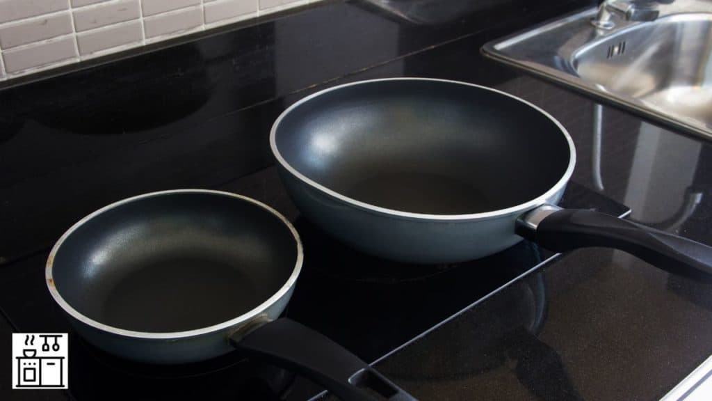 Image of pans on an induction hob