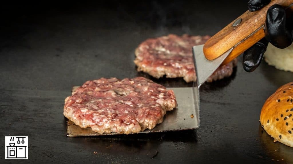 Image of food being cooked on a griddle