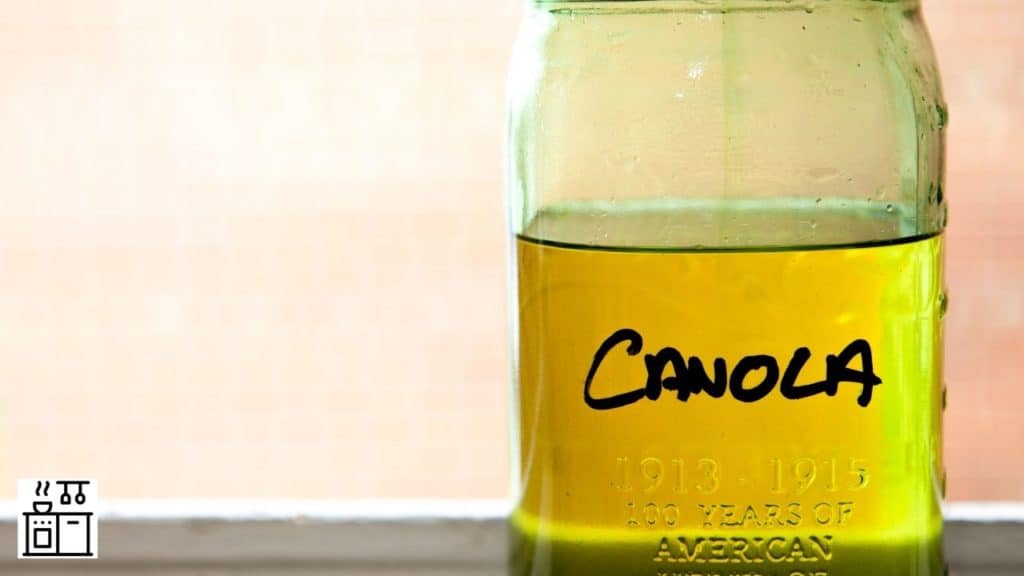 Image of a bottle of canola oil