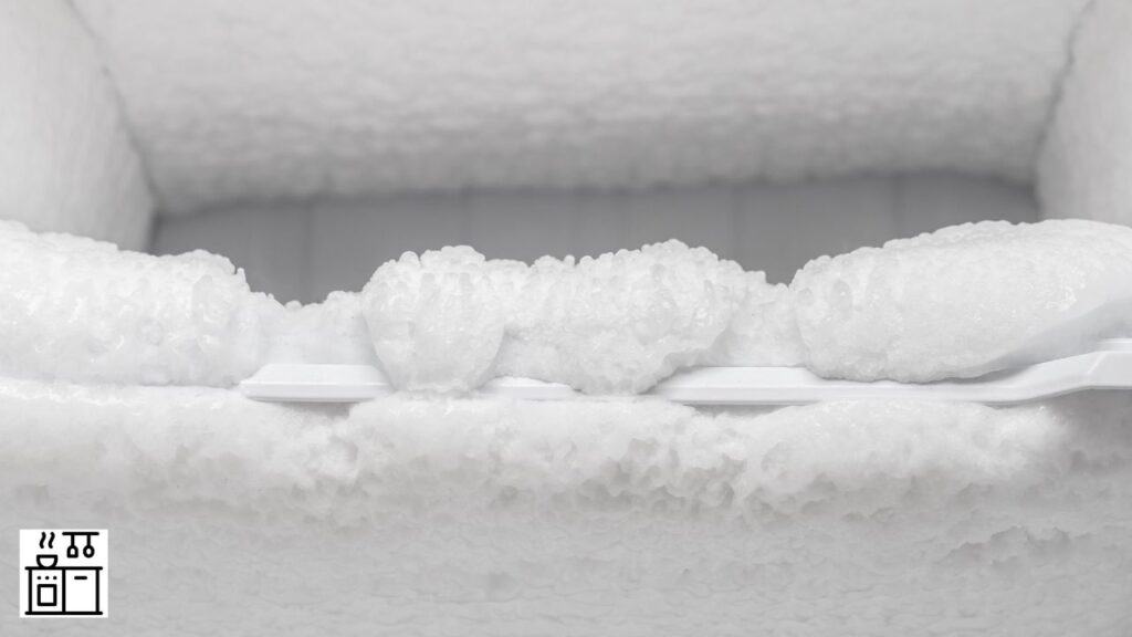 Image of a freezer that is not defrosted