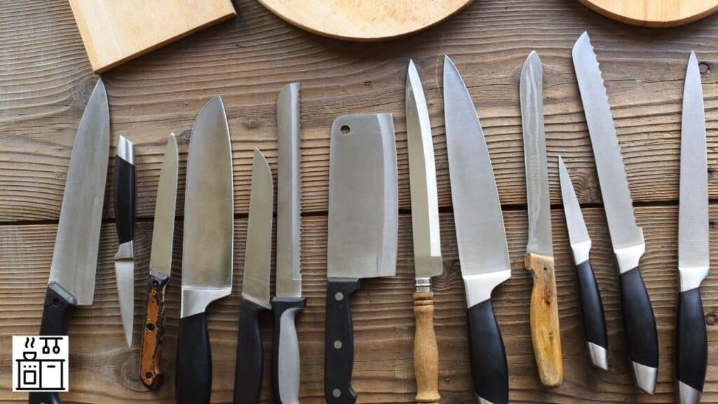 Image of knives to clean