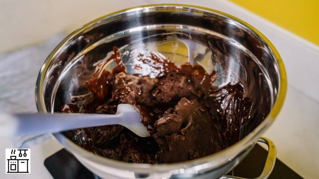 Image of melting chocolate in a double boiler
