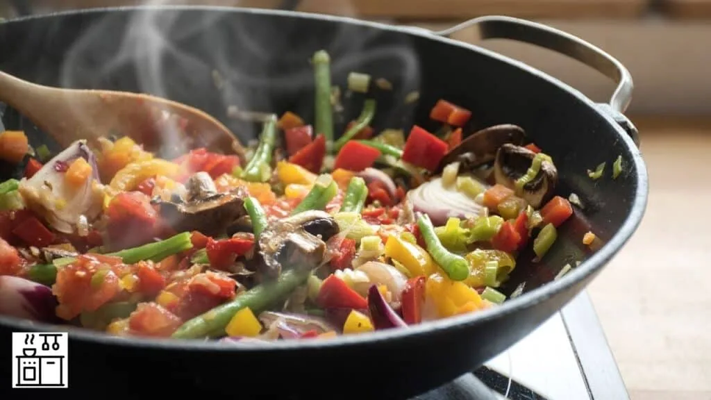 Wok made of cast iron