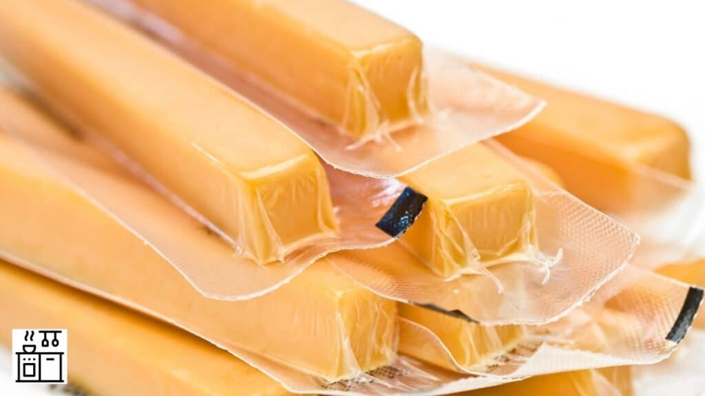 Sealed cheese sticks