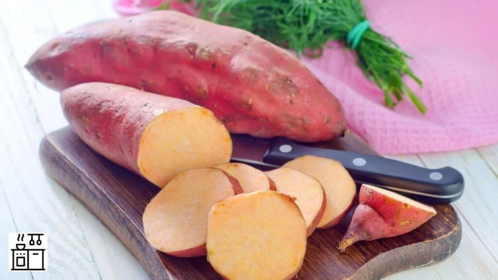 Sweet potatoes to be put in microwave