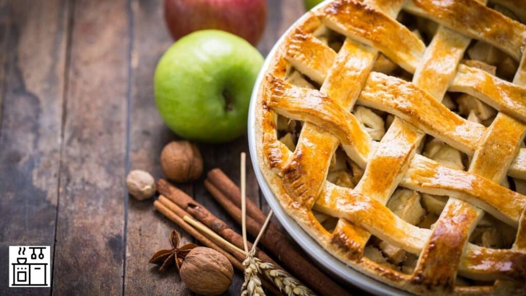 Apple pie from Granny Smith apples