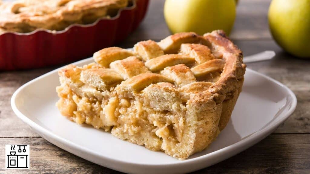 Pie made of Granny Smith apples