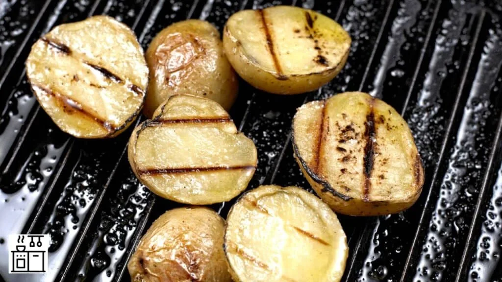 Grilled potatoes