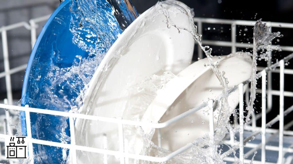Dishwasher with hard water