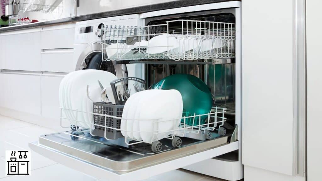 Dishwasher with spray nozzle