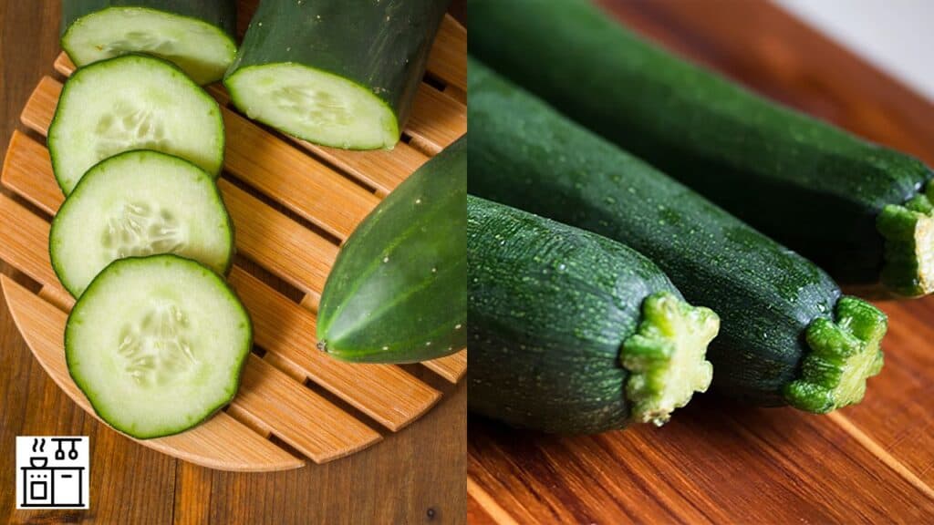 Cucumber vs. zucchini