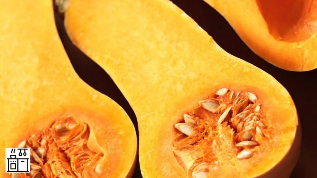 Cut squash to be put in refrigerator
