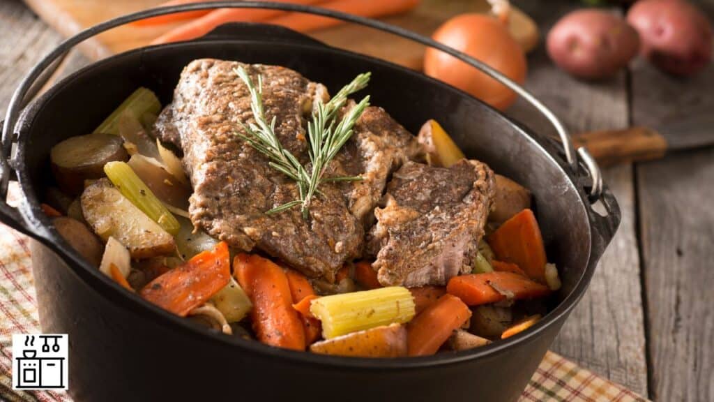 Slow-cooked pot roast