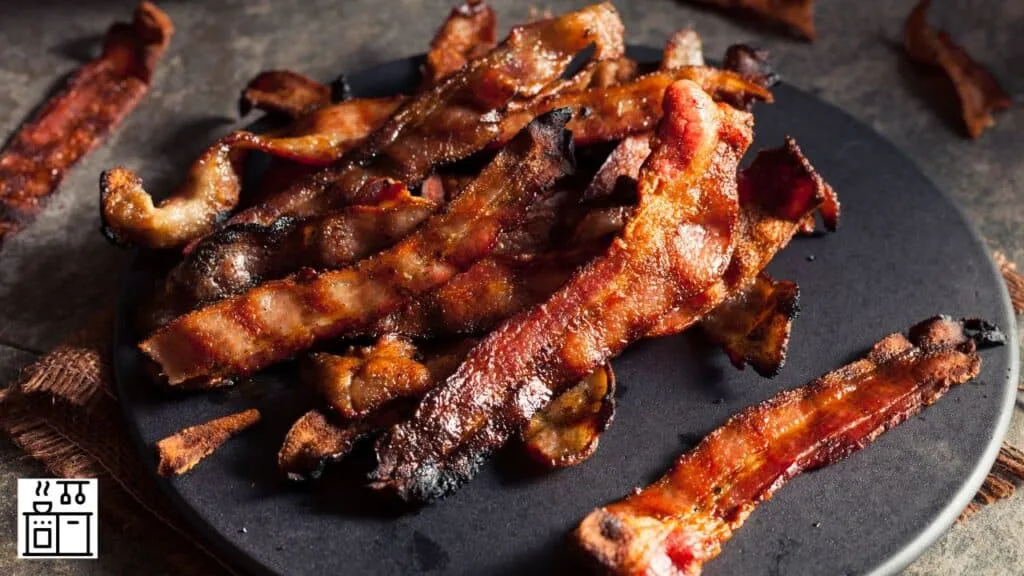 Properly flipped bacon