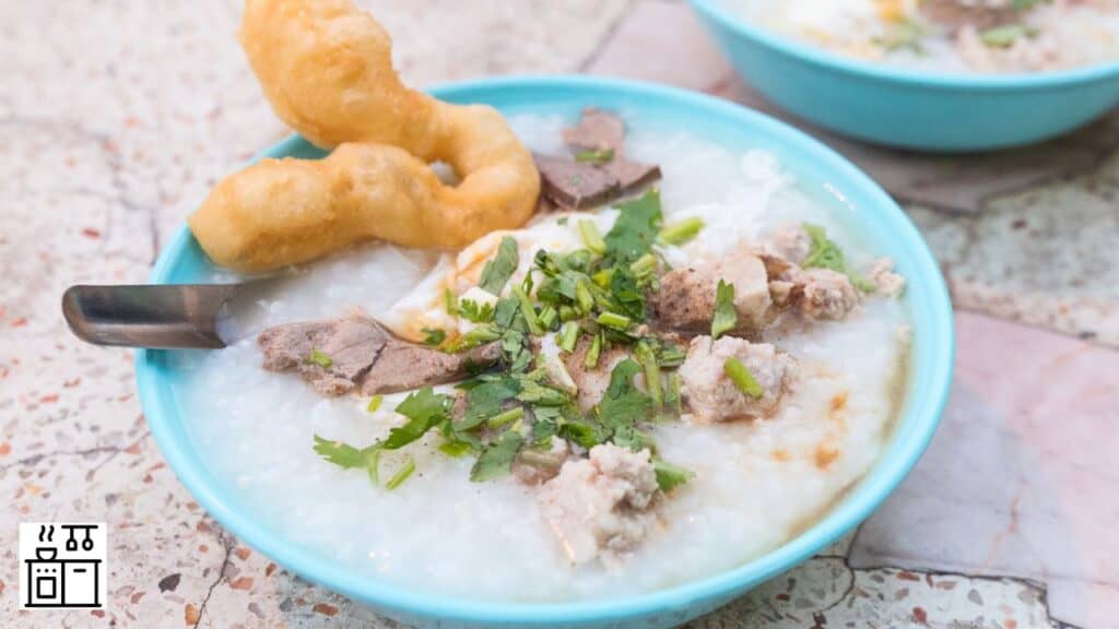Congee made in rice cooker