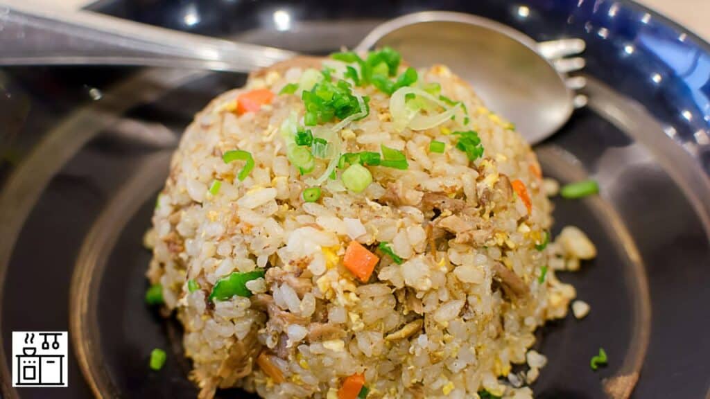 Fried rice cooked in rice cooker