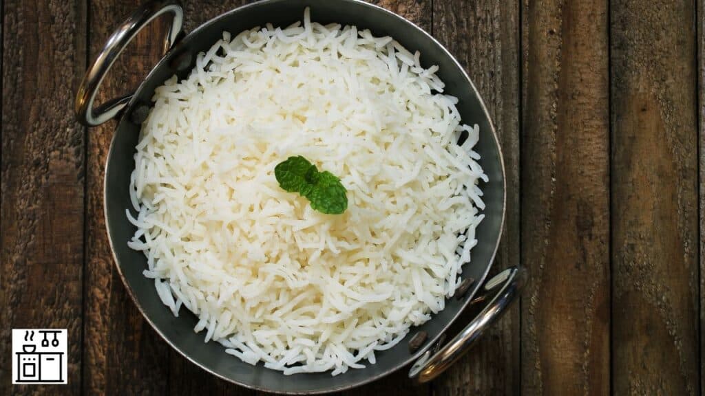 Perfectly cooked rice