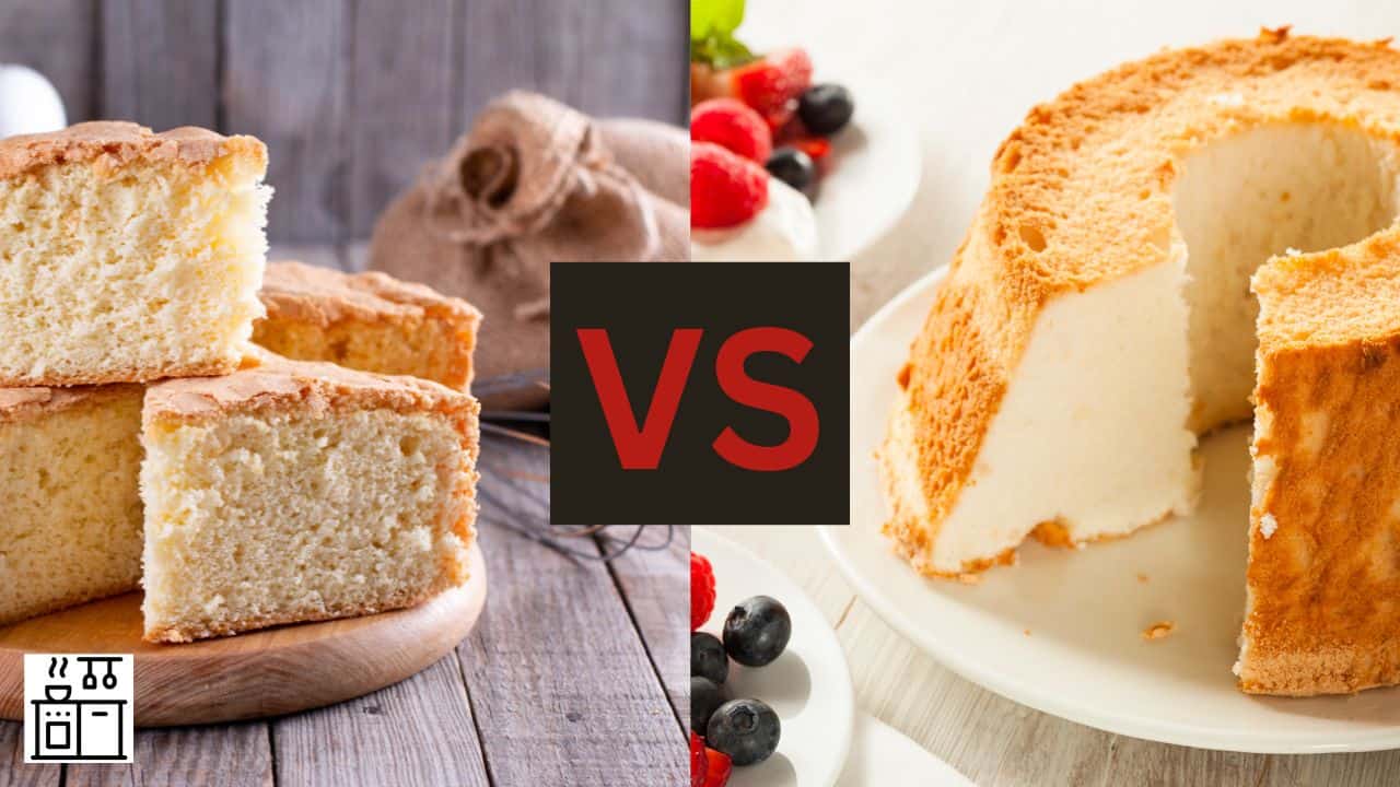 Sponge Cake vs. Angel Food Cake [The Main Differences]