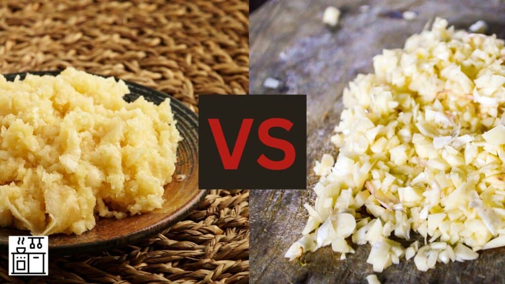 Grated vs, Minced garlic